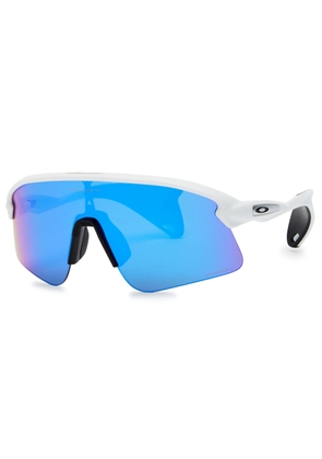 Oakley Stunt Devil Wrap-around Sunglasses - White - One Size