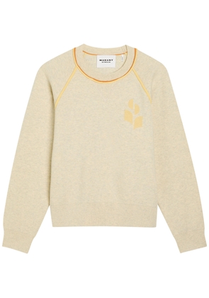 Isabel Marant étoile Loriby Logo Cotton-blend Jumper - Light Grey - 34 (UK6 / XS)