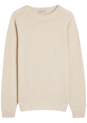 John Smedley Norfolk Cashmere and Wool-blend Jumper - Beige - M