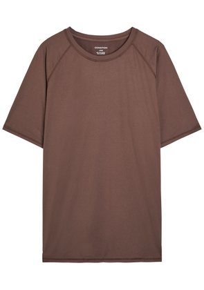 Condition Core Stretch-jersey T-shirt - Brown - L