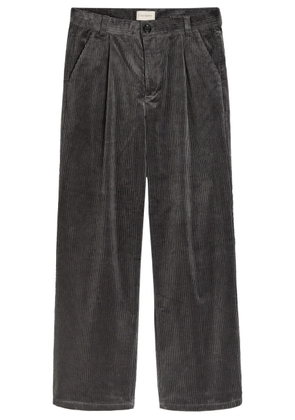 Oliver Spencer Orsman Corduroy Wide-leg Trousers - Dark Grey - L