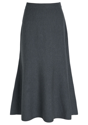 Simkhai Atwood Wool Midi Skirt - Grey - XL (UK16 / XL)