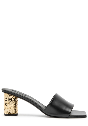 Givenchy Tape-effect Leather Mules - Black - 38 (IT38 / UK5)