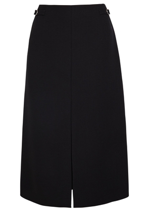 Gabriela Hearst Morelos Wool Midi Skirt - Black - 44 (UK12 / M)