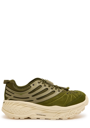Hoka Stinson Evo OG Panelled Mesh Sneakers - Green - 7 (IT41 / UK7)