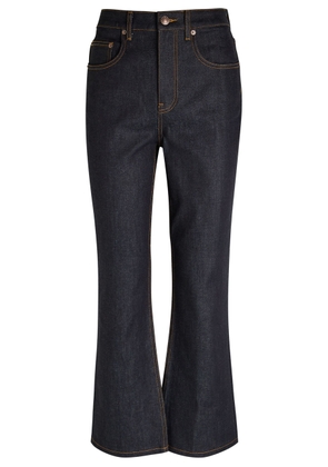 Tory Burch Cropped Flared-leg Jeans - Denim - W27 (W27 / UK8-10 / S)