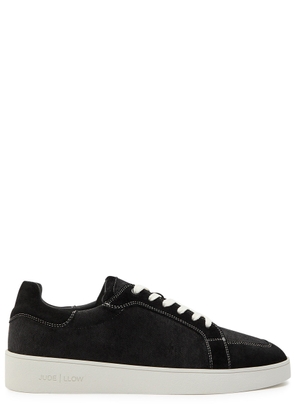 Jude Llow Phlipe Panelled Suede and Corduroy Sneakers - Black - 11 (IT45 / UK11)