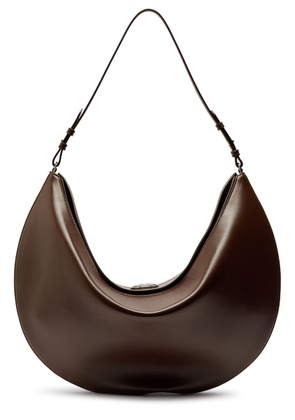 Jacquemus Le Calisso Rond Leather Shoulder bag - Dark Brown - One Size