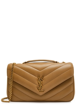 Saint Laurent Loulou Medium Quilted Leather Shoulder bag - Beige - One Size