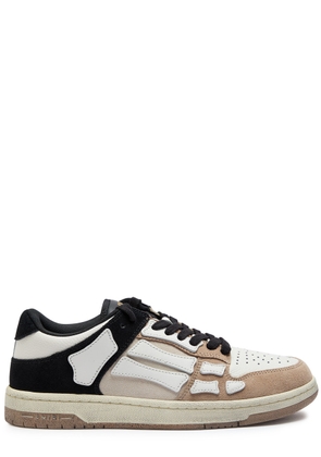 Amiri Skel Top Low Panelled Suede Sneakers - Black - 41 (IT41 / UK7)