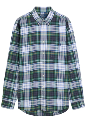 Polo Ralph Lauren Checked Cotton Shirt - Blue - XL