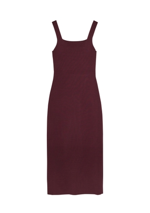 Khaite Dixi Stretch-knit Midi Dress - Bordeaux - M (UK12 / M)