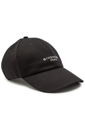 Givenchy Logo-embroidered Cnavas cap - Black - One Size