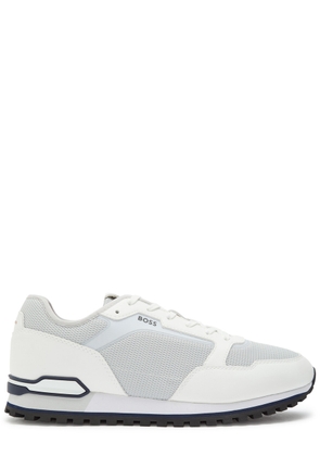 Boss Parkour Panelled Mesh Sneakers - White - 10 (IT44 / UK10)