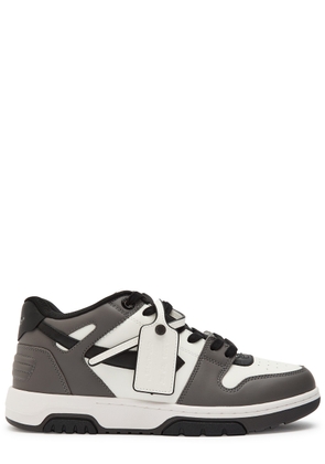 Off-white Out Of Office Panelled Leather Sneakers - Grey - 45 (IT45 / UK11)