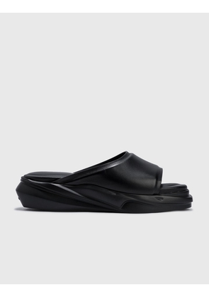 Leather Mono Slides