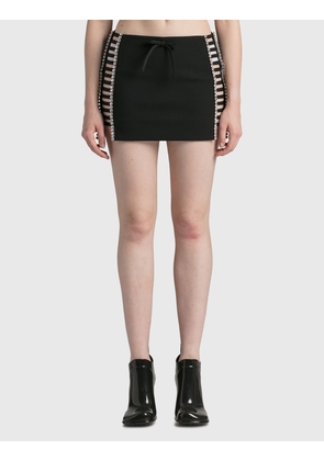 Cage Strap Mini Skirt