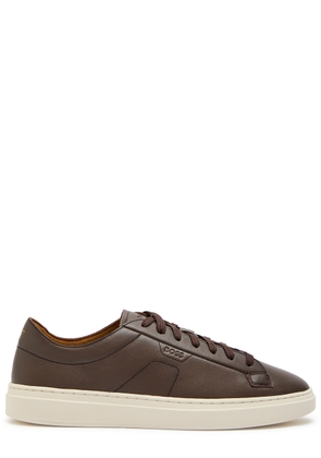 Boss Kieran Leather Sneakers - Brown - 11 (IT45 / UK11)