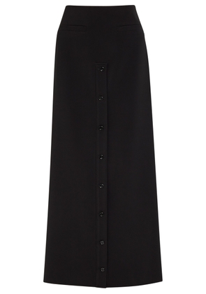 Courrèges Crepe Maxi Skirt - Black - 40 (UK12 / M)