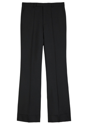 Valentino Garavani Flared-leg Twill Trousers - Black - 52 (IT52 / XL)