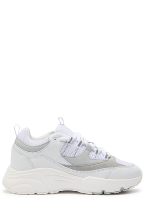 Cleens Pulse Runner Panelled Mesh Sneakers - White - 7 (IT41 / UK7)