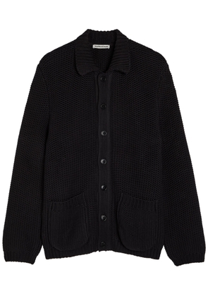 Ymc Baker Cotton-knit Cardigan - Black - XL