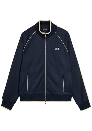 Wales Bonner Motion Logo-embroidered Jersey Track Jacket - Navy - M