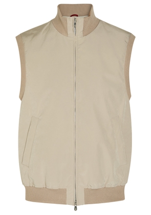 Brunello Cucinelli Water Resistant Sleeveless Nylon Gilet - Brown - 48 (IT48 / M)