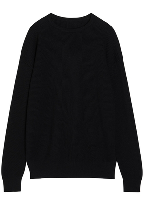 Rick Owens Jumbo Ribbed Wool Jumper - Black - M