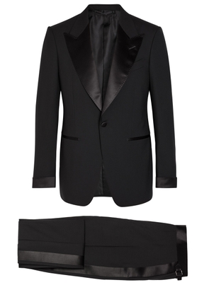 Tom Ford Shelton Satin-trim Wool Evening Suit - Black - 52 (IT52 / XL)