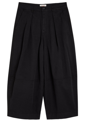 Ymc Deadbeat Relaxed Barrel-leg Stretch-denim Trousers - Black - 30 (W30 / S)