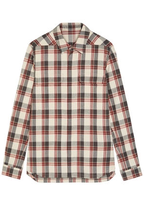 Rick Owens Camicia Plaid Flannel Shirt - Multicoloured 1 - 50 (IT50 / L)