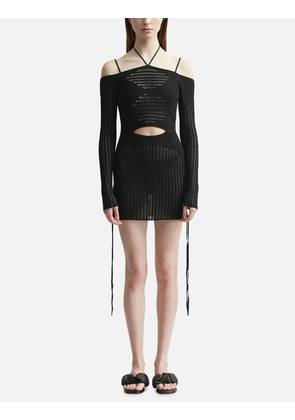 Ribbed Knit Mini Dress