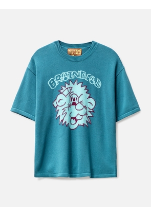 ANARCHY WINK SHORT SLEEVE KNIT SWEATER