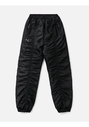 Gathered Nylon Jogger Pants