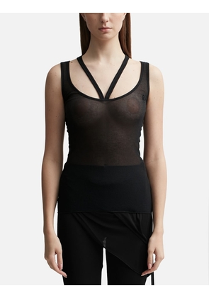 Cotton Ribbed Jersey Tank Top