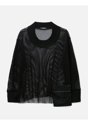UC1D4901 Net Knit Sweater
