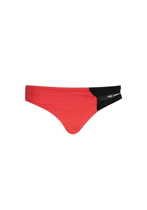 Karl Lagerfeld Red Elastane Swimwear - XS