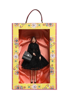 Black Dress Ceramic Porcelain Fashion Leather Sicily Dolls