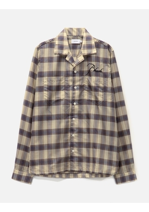 Sheer Plaid Button Down