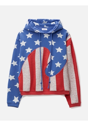 UNISEX STARS AND STRIPES SWIRL HOODIE