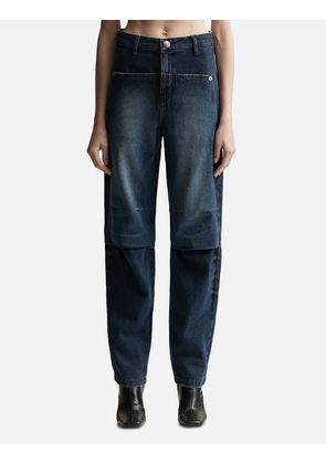 Knee Tuck Denim Pants