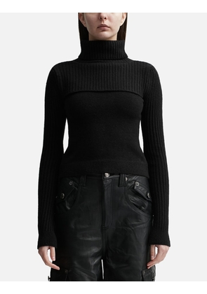 MISSED WOOL BOLERO TOP