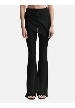 DRAPED JERSEY PANTS