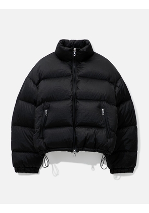 Cropped Nylon Ripstop Puffer
