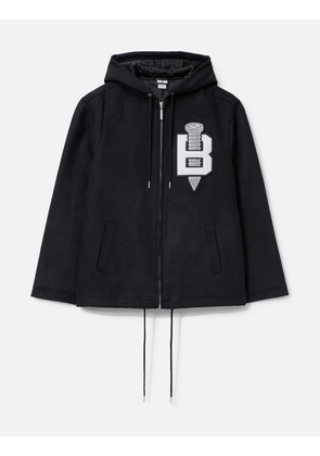 Wool Zip Hood