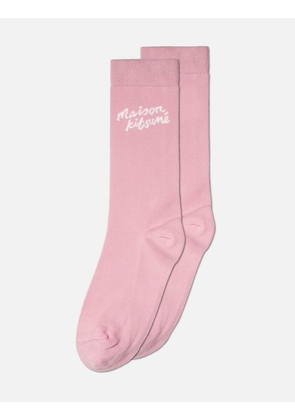 MAISON KITSUNE HANDWRITING SOCKS