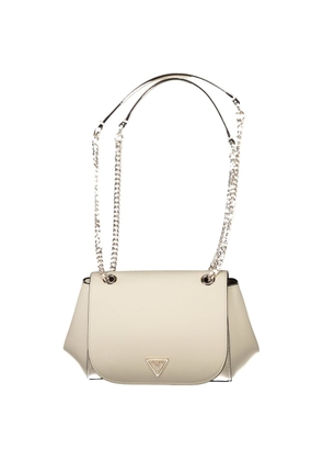 Guess Jeans White Polyethylene Handbag