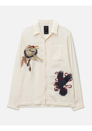 Crow and Heron Camp Collar Shirt