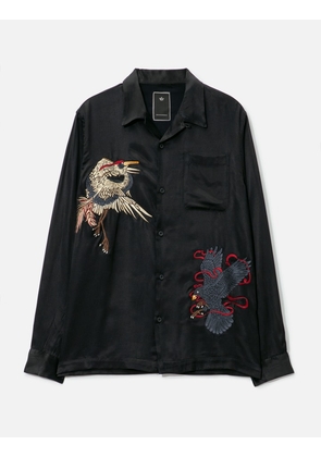 Crow and Heron Camp Collar Shirt